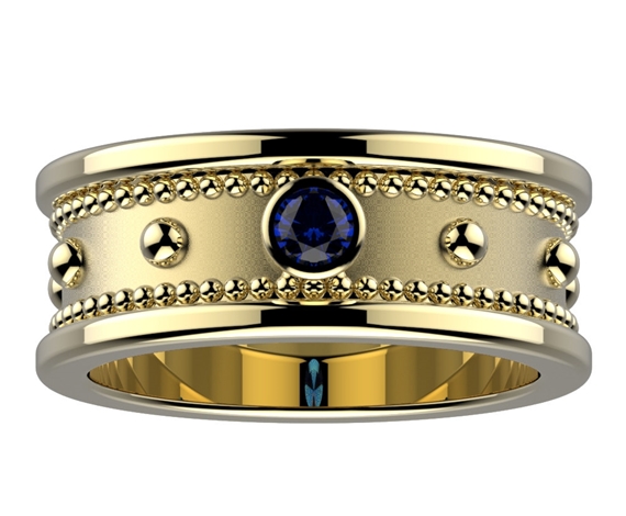 Byzantine Style Engagement Ring