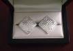 Greek Key Pattern Cufflinks