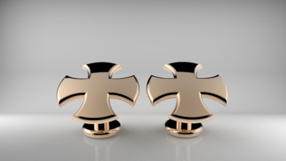 Stylised Cross Cufflinks