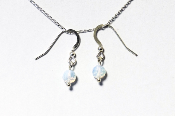 Moonstone Bead Earrings 