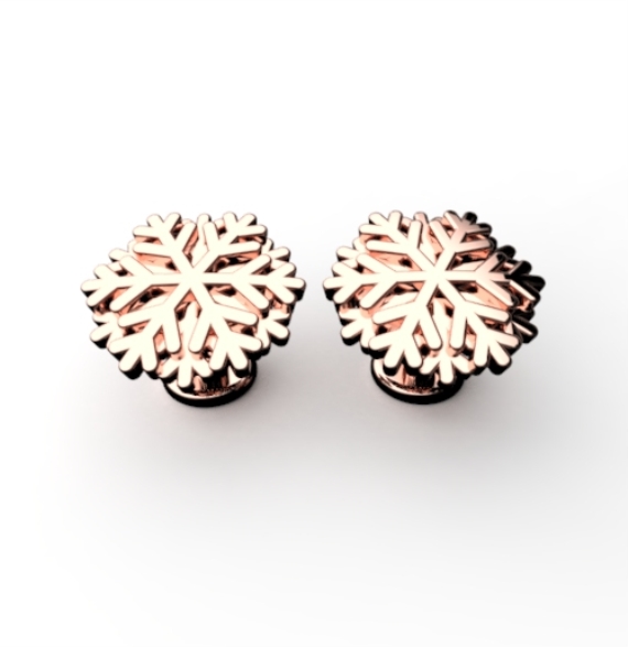 Winter Snow Cufflinks